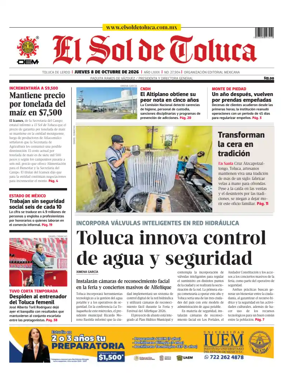 Cover of El Sol de Toluca