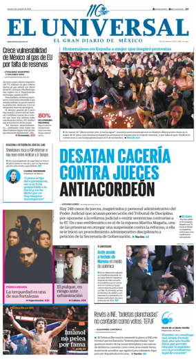 Cover of El Universal