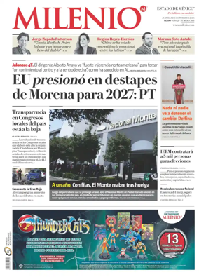 Cover of Milenio Edo de Mexico