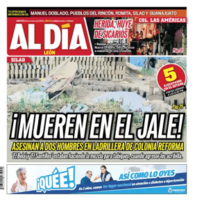 Cover of Periodico Al Dia (Leon)