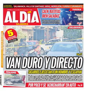 Cover of Periodico Al Dia (Salamanca)
