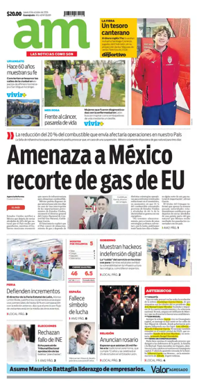 Cover of Periodico AM (Leon)
