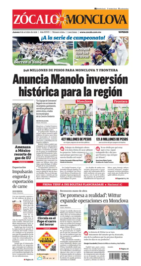 Cover of Zocalo Monclova