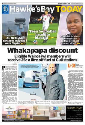 Cover of Hawke's Bay Today