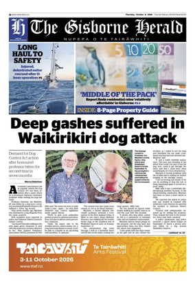 Cover of The Gisborne Herald