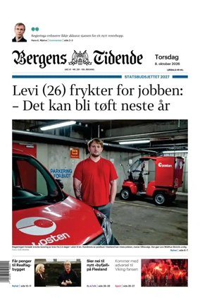 Cover of Bergens Tidende