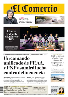 Cover of Diario El Comercio