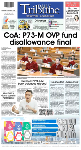 Cover of Daily Tribune (Philippines)