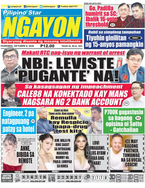Cover of Pilipino Star Ngayon