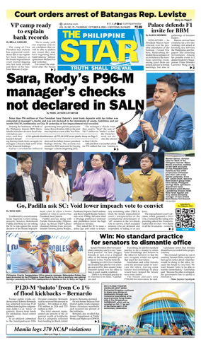 Cover of The Philippine Star