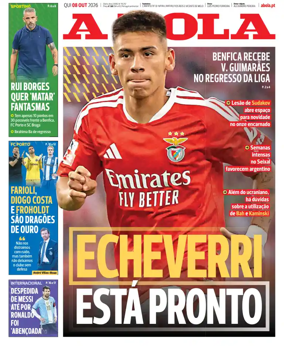 Cover of A BOLA (Portuguese)