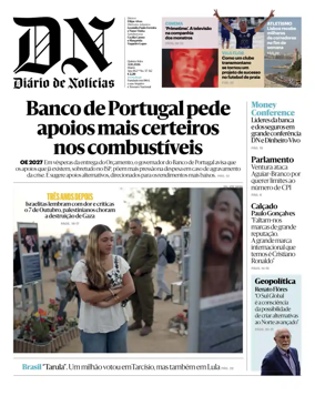 Cover of Diario de Noticias
