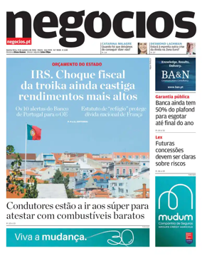 Cover of Jornal de Negocios