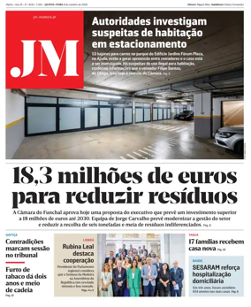 Cover of Jornal Madeira