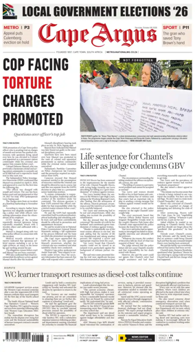 Cover of Cape Argus