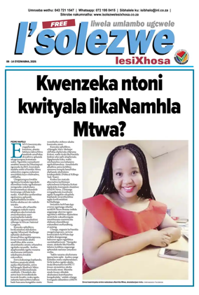 Cover of Isolezwe lesiXhosa