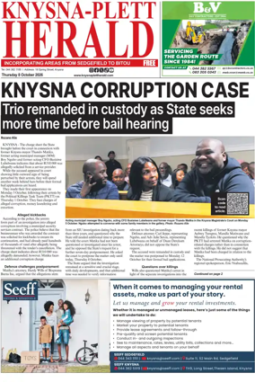 Cover of Knysna-Plett Herald