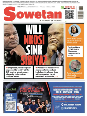 Cover of Sowetan