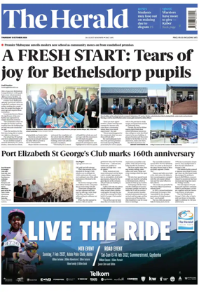 Cover of The Herald (South Africa)