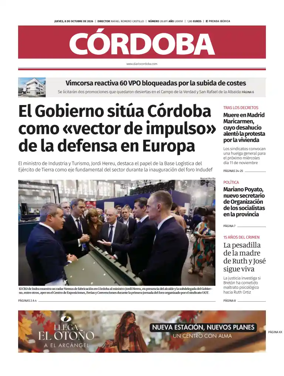 Cover of Diario Cordoba