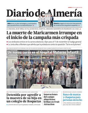 Cover of Diario de Almeria