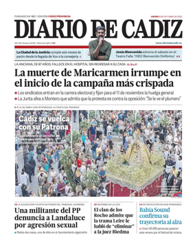 Cover of Diario de Cadiz
