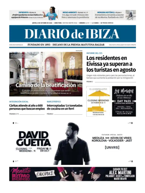 Cover of Diario de Ibiza