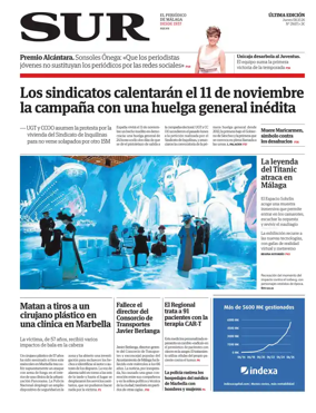 Cover of Diario Sur_Ultima