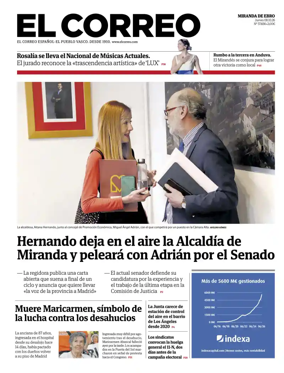 Cover of El Correo (Miranda de Ebro)