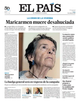 Cover of El Pais (Galicia)
