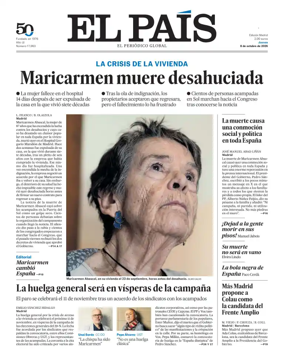 Cover of El Pais Madrid