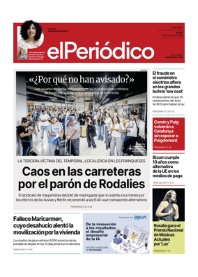 Cover of El Periodico - Castellano