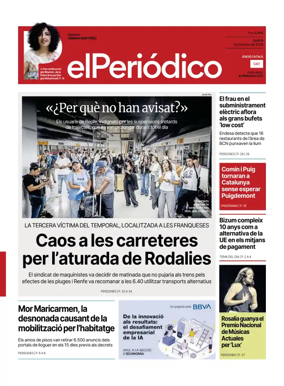 Cover of El Periodico - Catala