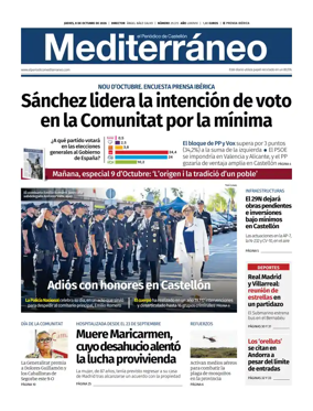 Cover of El Periodico Mediterraneo