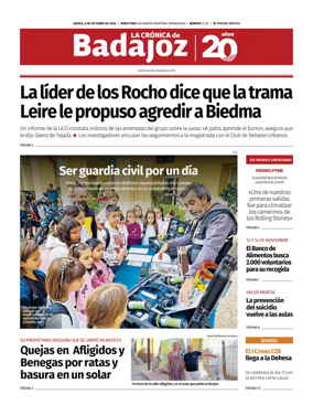 Cover of La Cronica de Badajoz BE