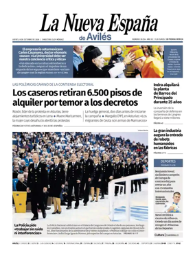 Cover of La Nueva Espana (Aviles)