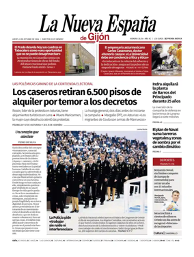 Cover of La Nueva Espana (Gijon)