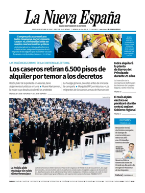 Cover of La Nueva Espana (Oviedo)