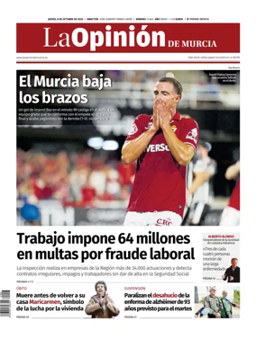 Cover of La Opinion de Murcia