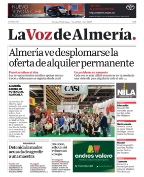 Cover of La Voz de Almeria