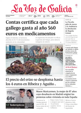 Cover of La Voz de Galicia (Barbanza)