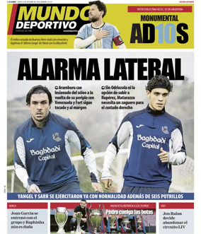 Cover of Mundo Deportivo (Gipuzkoa)