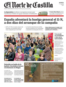 Cover of Norte de Castilla (Palencia)