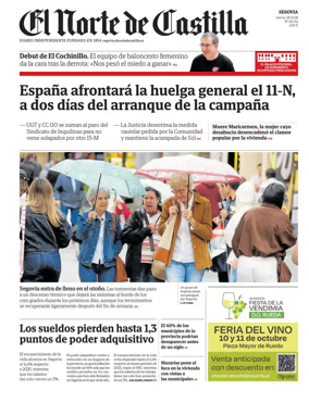 Cover of Norte de Castilla (Segovia)