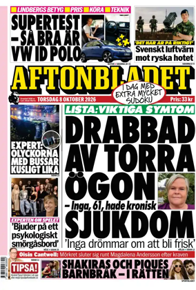 Cover of Aftonbladet