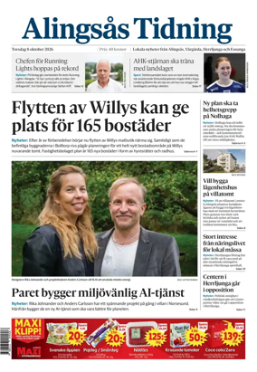 Cover of Alingsas Tidning