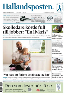 Cover of Hallandsposten
