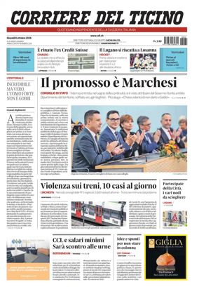 Cover of Corriere del Ticino