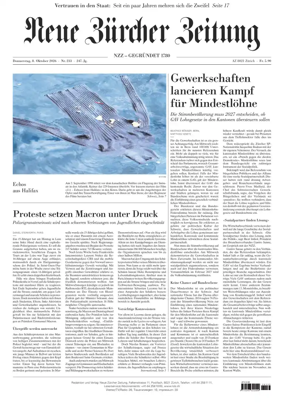 Cover of Neue Zurcher Zeitung