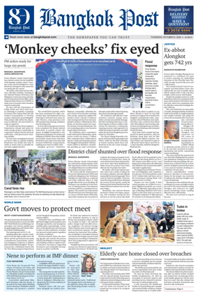 Cover of Bangkok Post